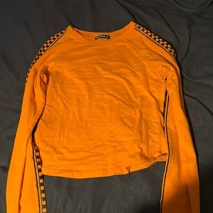 SHEIN Semi Cropped Long Sleeve Shirt